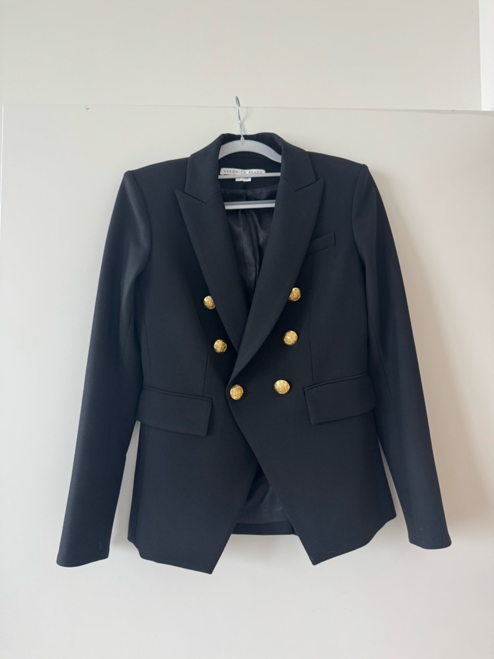 Double-Breasted Dickey Jacket Blazer Veronica Beard
